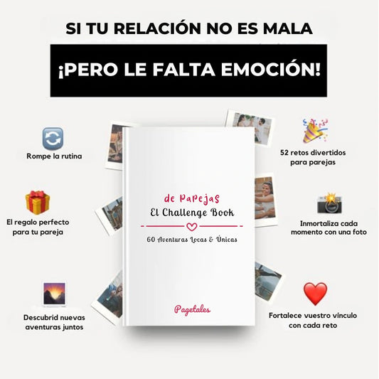 Pagetales™ El Challenge Book de Parejas