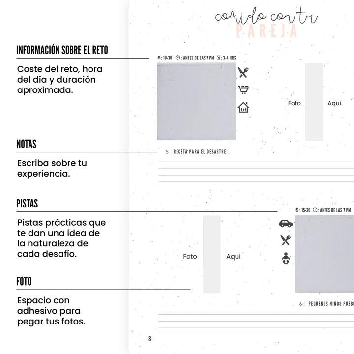 Pagetales™ El Challenge Book de Parejas