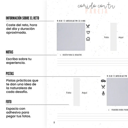 Pagetales™ El Challenge Book de Parejas
